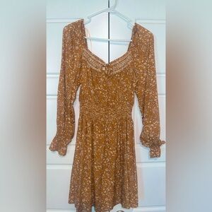 Promesa Brown Floral Dress